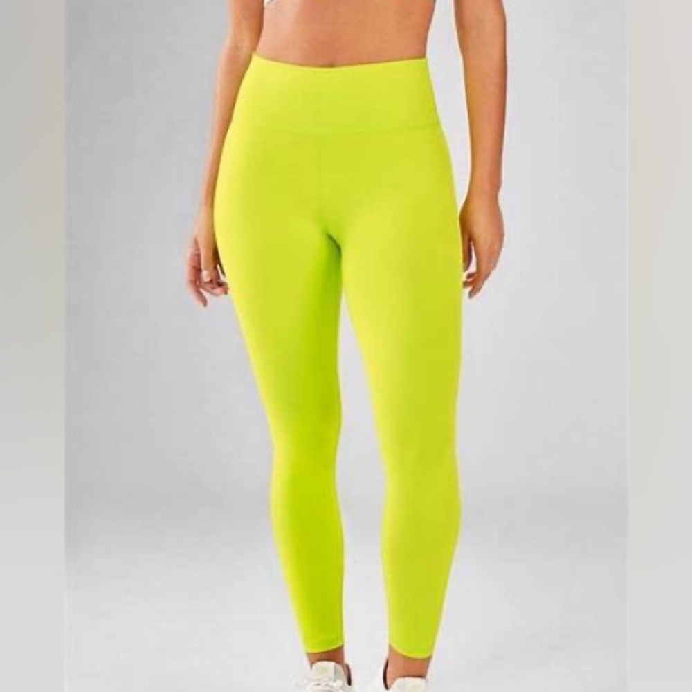 FABLETICS citron power hold leggings size: small BNWT